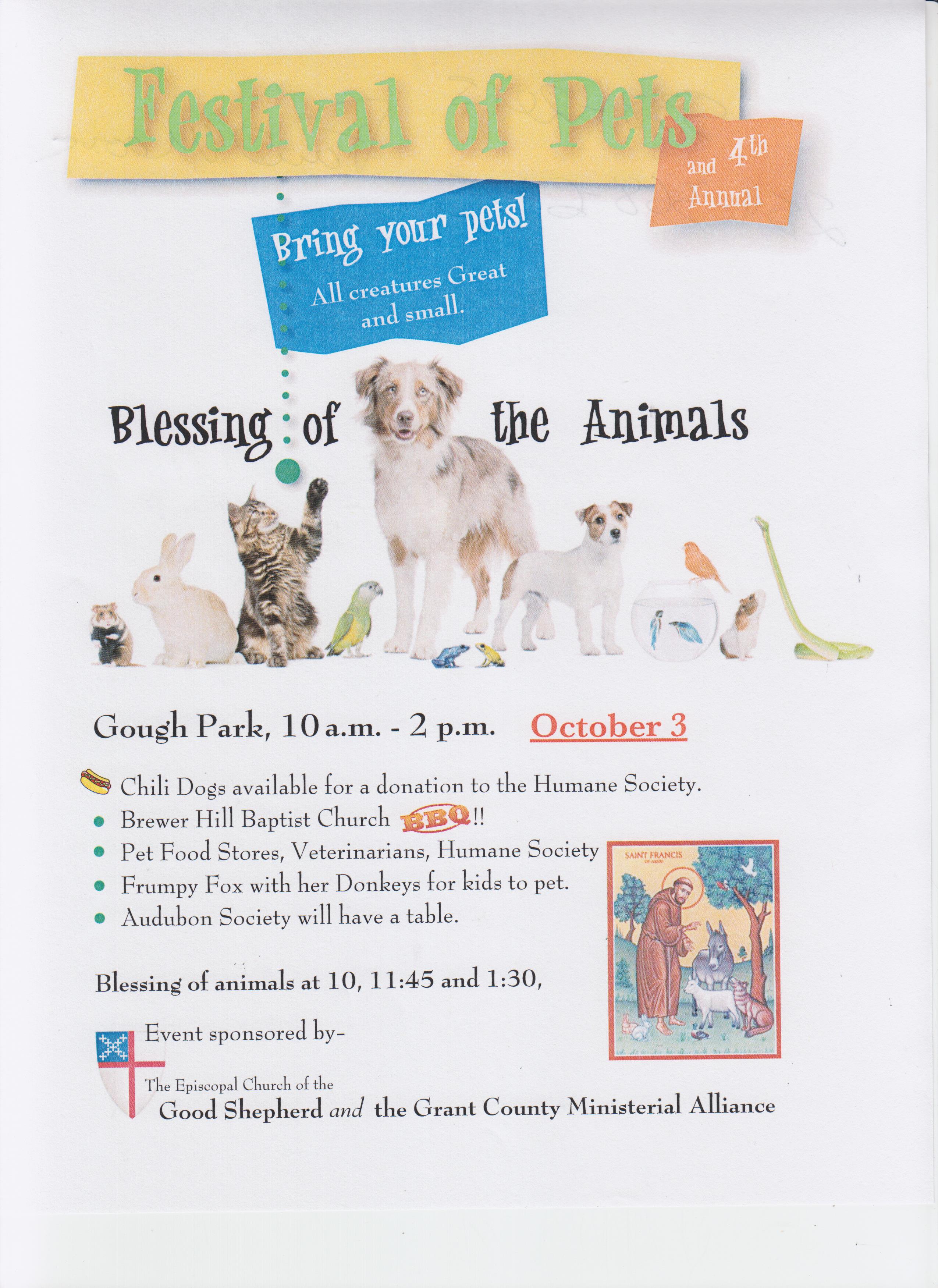 September 29th, 2015: Festival of Pets