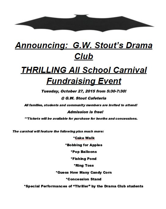 October 26th, 2015: GW Stout Fall Carnival