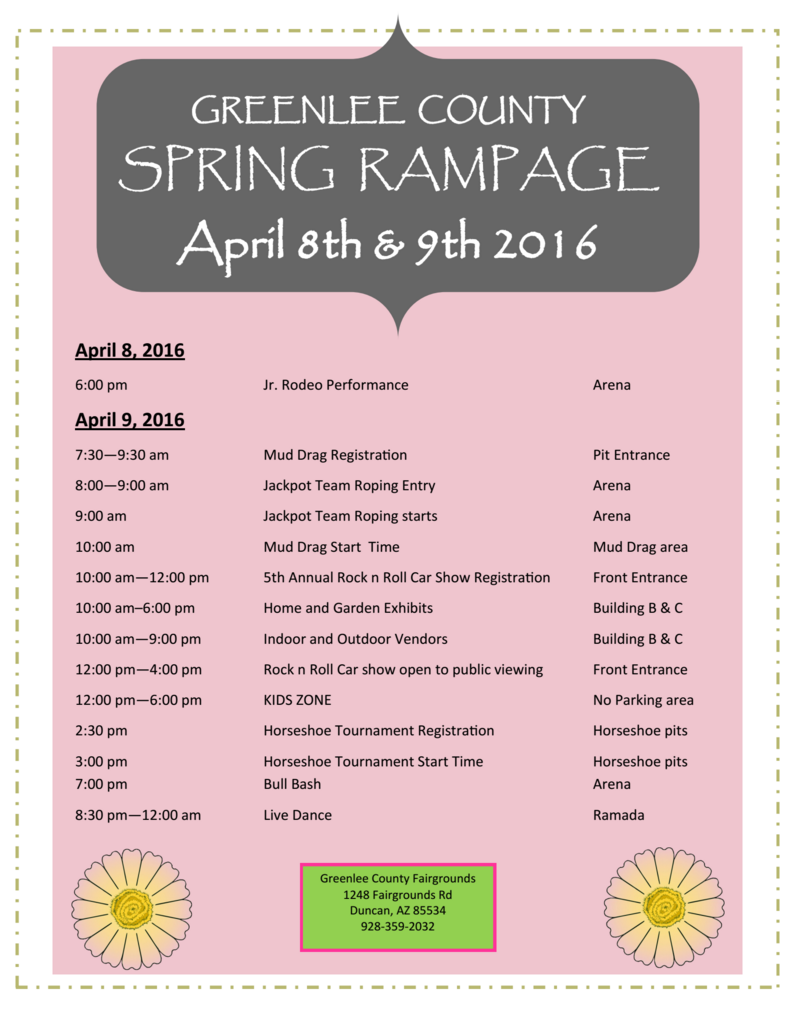 April 7th, 2016: Green County Spring Rampage