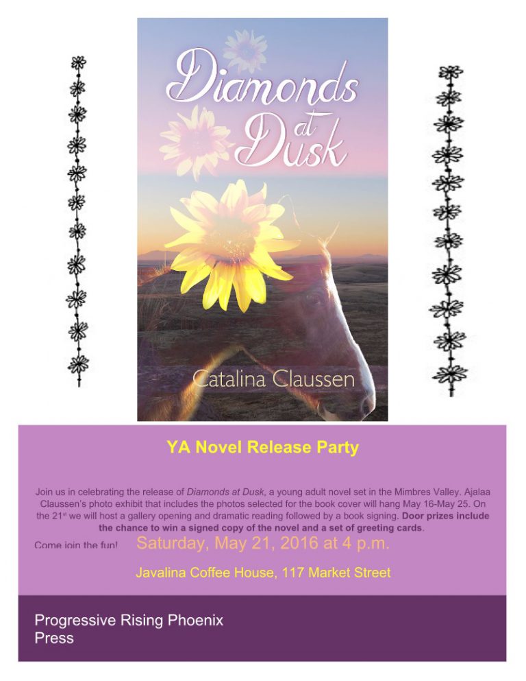May 16th, 2016: YA Novel Release Party this Saturday