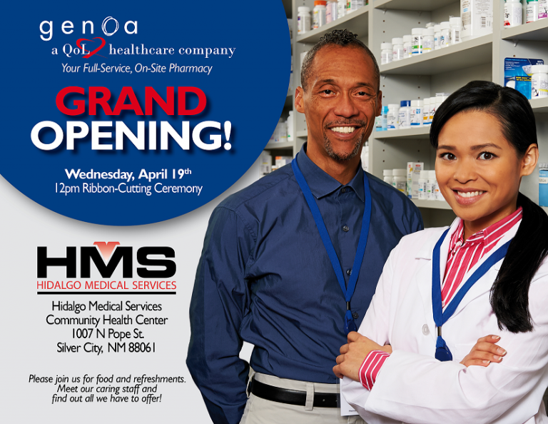 Hidalgo Medical Services and Genoa Pharmacy Ribbon Cutting on Wednesday