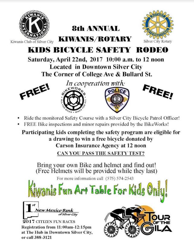 Kiwanis/Rotary Bike Rodeo Coming this Saturday