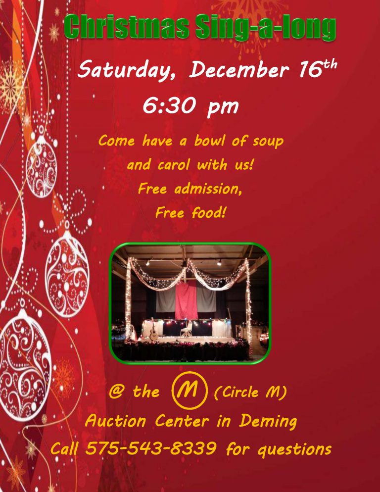 Deming Christmas Sing-a-long: December 16, 2017