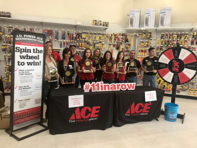 Mountain Ridge Ace Hardware Awarded by J.D. Power