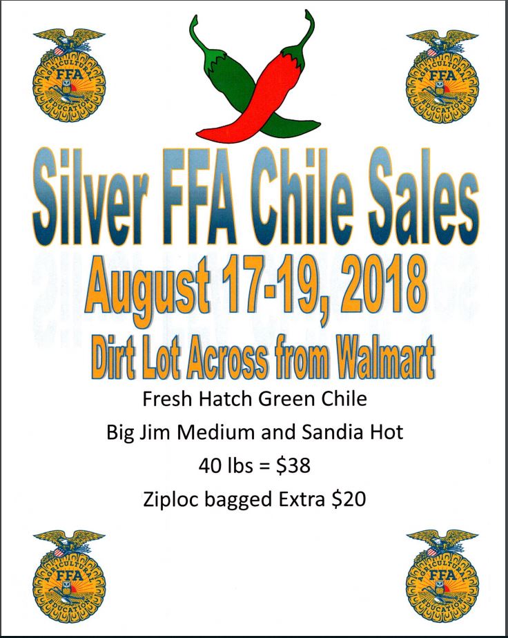 2018 Silver FFA Chile Sale!