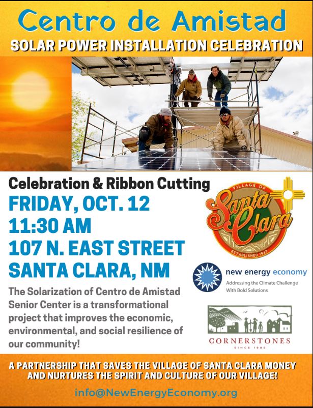 Centro de Amistad Solar Power Installation Celebration