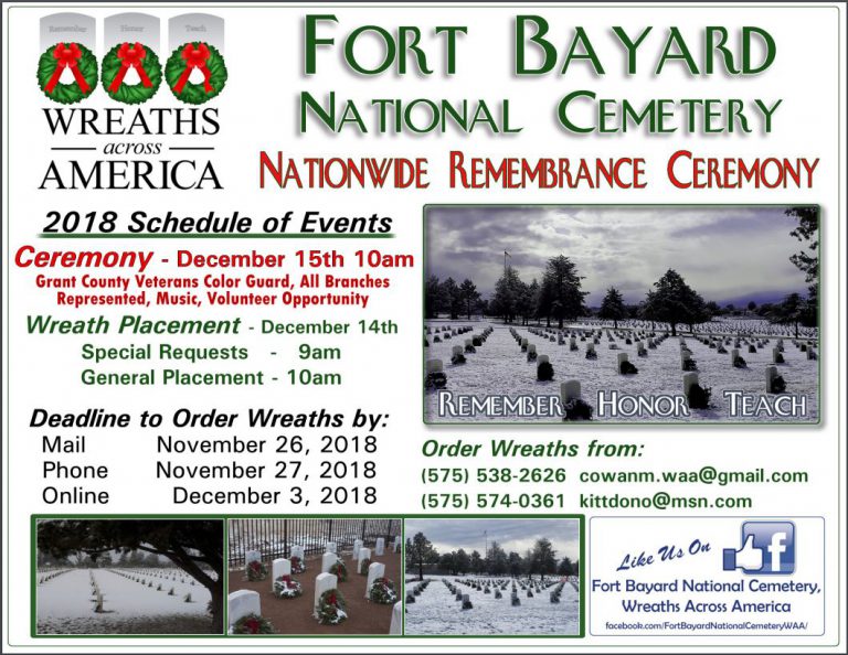 Wreaths Across America at Ft. Bayard National Cemetery