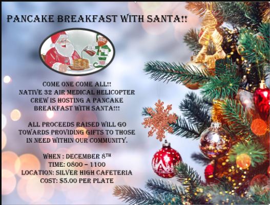 Native Air 32 Medics Breakfast with Santa