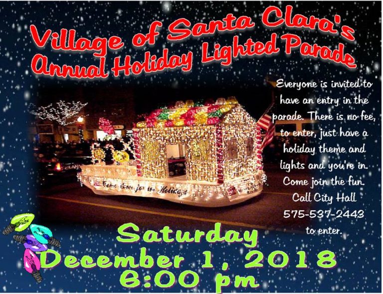 Village of Santa Clara’s Annual Christmas Lighted Parade