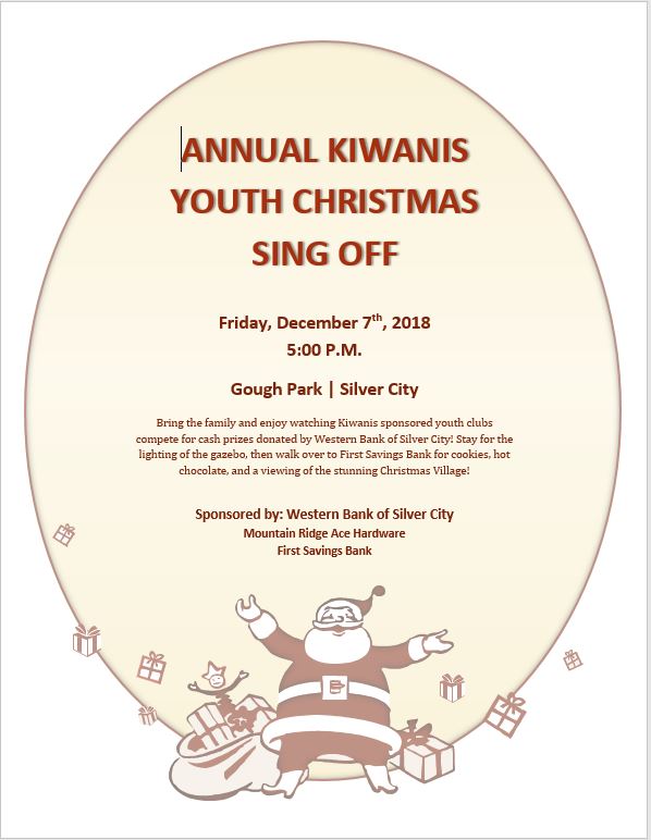 Kiwanis Youth Holiday Sing Off