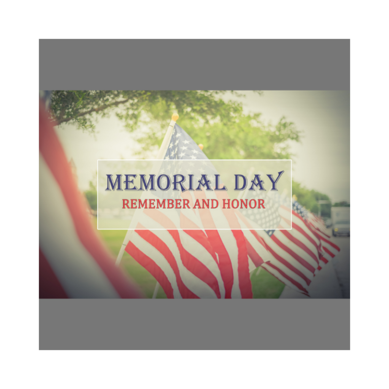 May 27th, 2019: Memorial Day