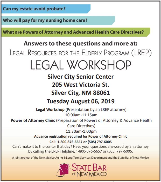 Hidalgo Medical Services Hosts LREP Free Legal Workshop Silver City