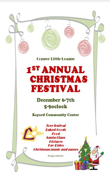 Copper Little League 1st Annual Christmas Festival