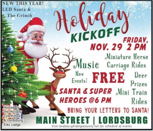 Mainstreet-Lordsburg Christmas Kickoff