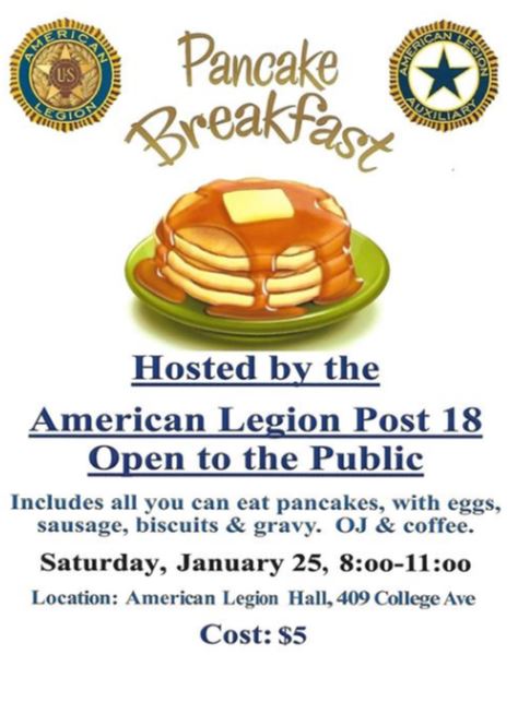 American Legion Pancake Breakfast