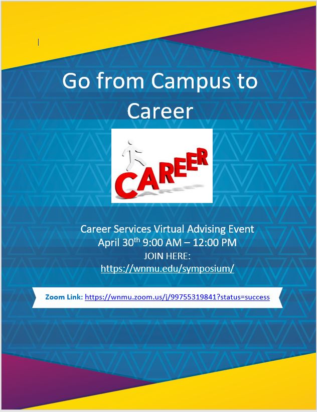 WNMU Virtual Advising Event Zoom Meeting