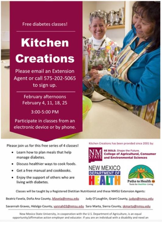 Free Diabetic Cooking Class Series