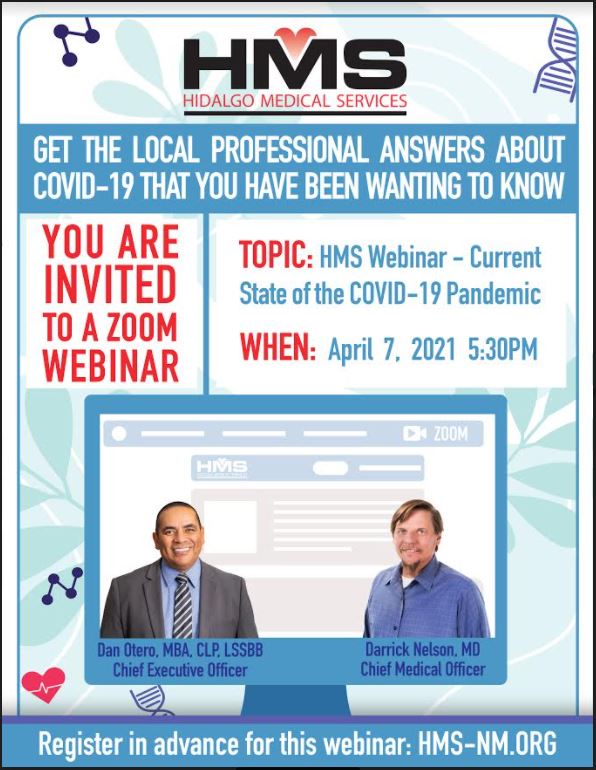 HMS COVID-19 Zoom Webinar