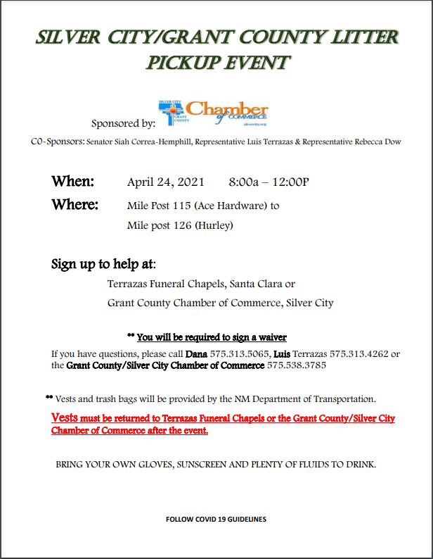 Silver City/Grant County Litter Pickup Event