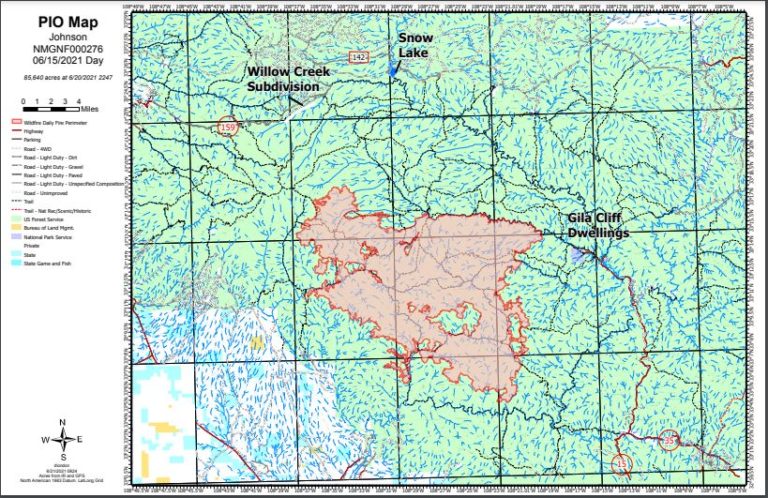 Johnson Fire Map
