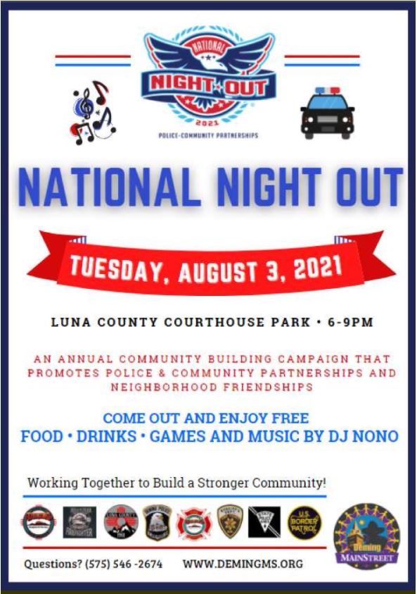 National Night Out 2021 – Deming