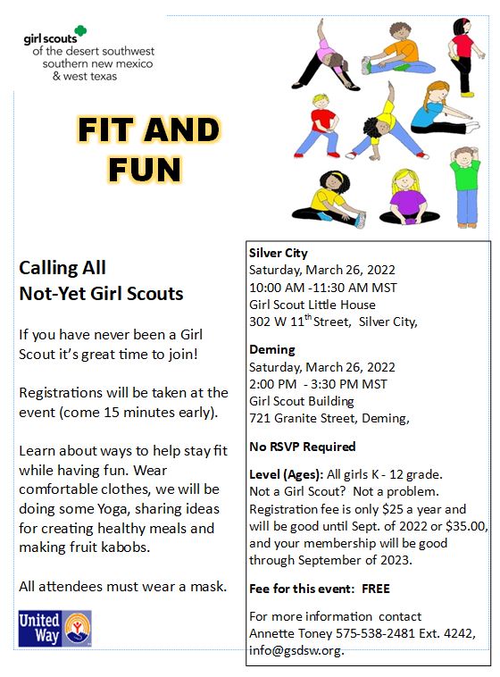 Girl Scouts Fit & Fun Event