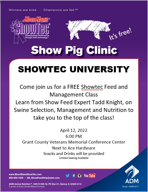 Free ShowTec Feed & Management Class