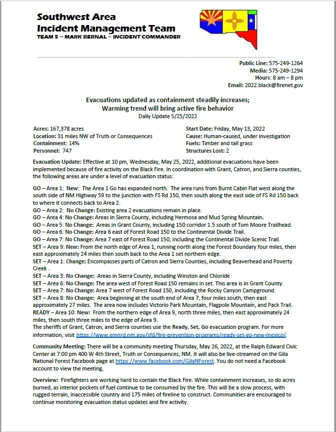 GNF Black Fire Update May 25th, 2022