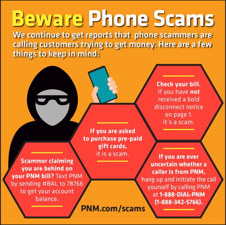 PNM Summer Phone Scams