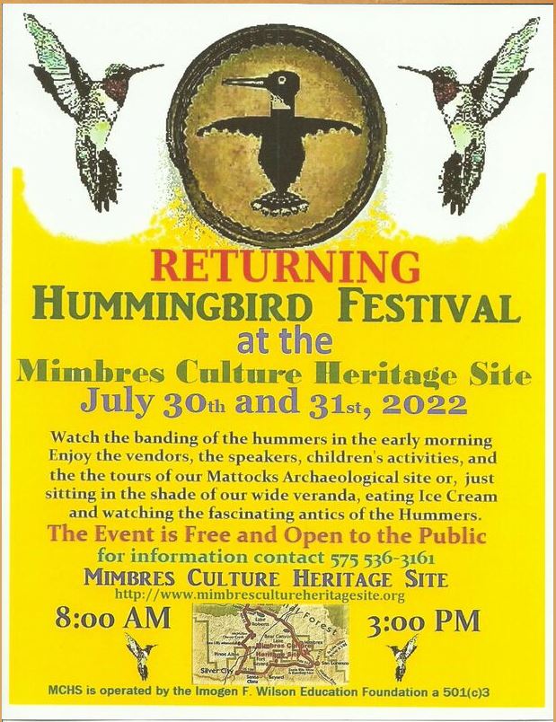 Annual Returning Hummingbird Festival