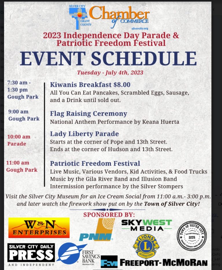 Fourth of July Events Schedule