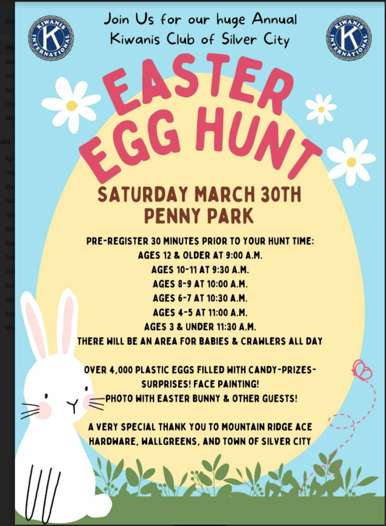 Kiwanis Club of Silver City Easter Egg Hunt