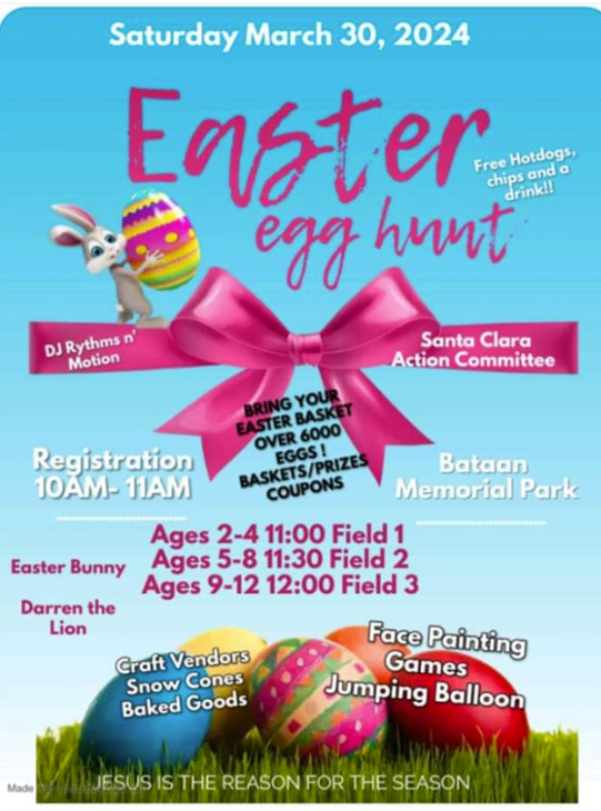 Santa Clara Action Committee Easter Egg Hunt