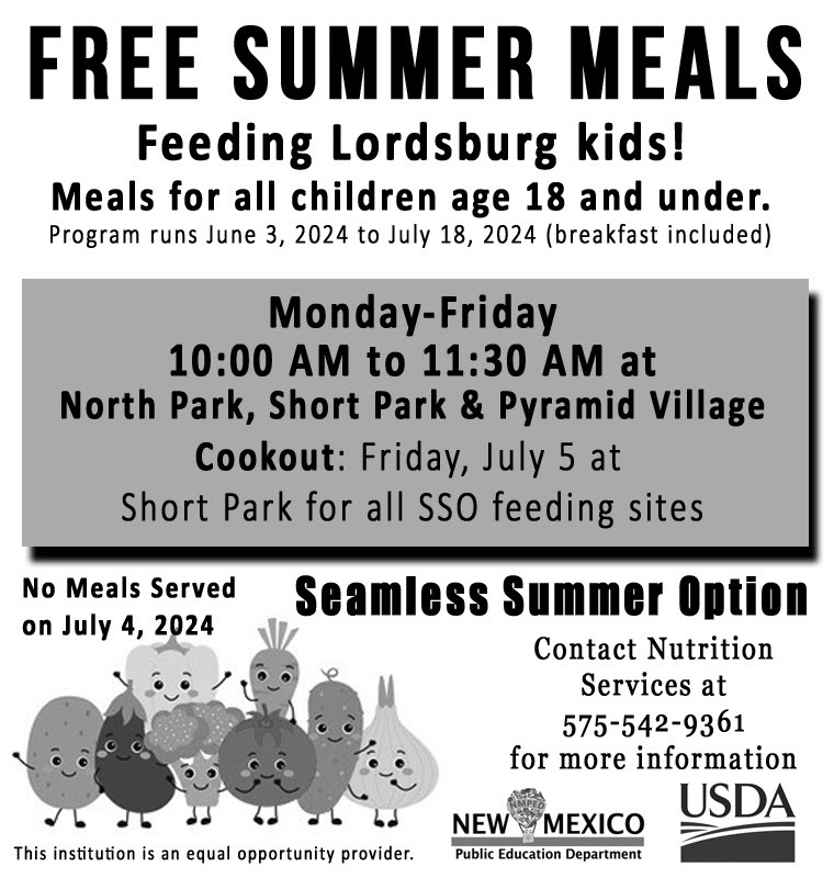Lordsburg Summer Meals