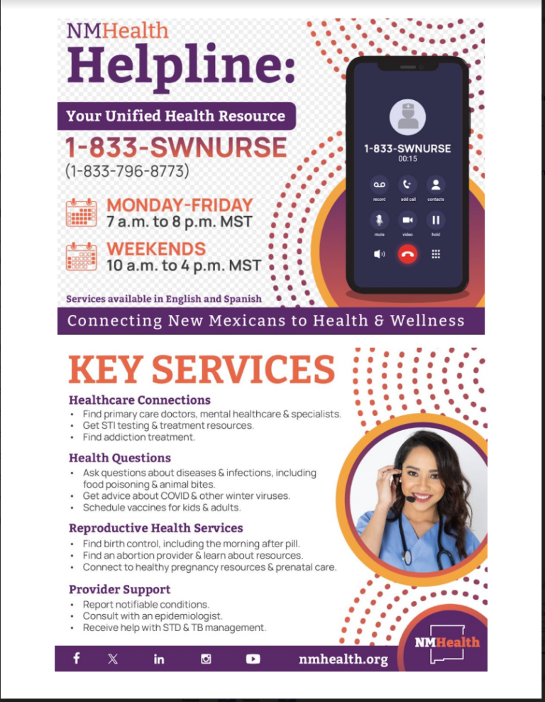 NM Health Helpline