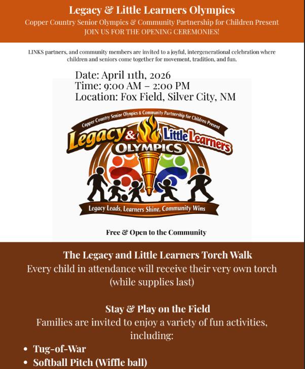 Legacy and Little Learners Olympics