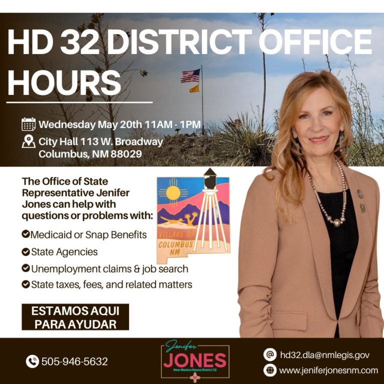 HD 32 District Office Hours