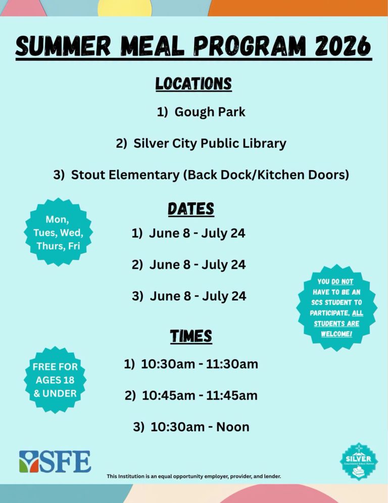 Silver Consolidated Schools Summer Meal Program